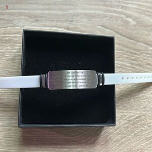 Engraved “To my daughter” bracelet